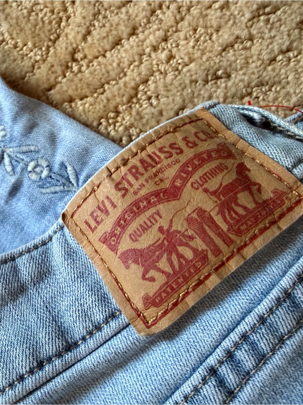 Levi's Light Blue High-Rise Women's Jeans